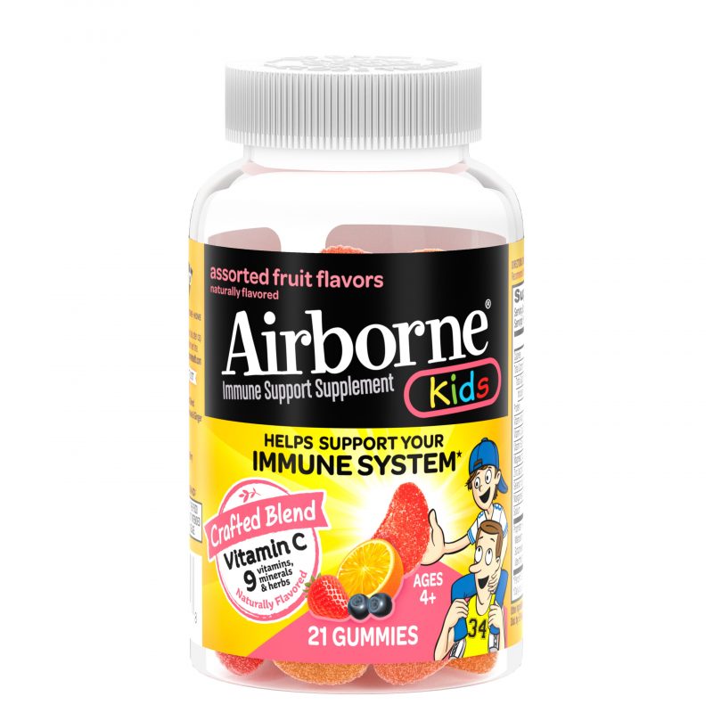 Airborne Kids Assorted Fruit Flavored Gummies