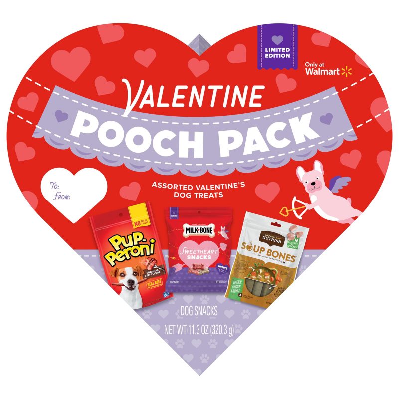 Milk-Bone, Pup-Peroni and Rachael Ray Nutrish Dog Treats, Valentine Pooch Pack, 11.3 oz. Box